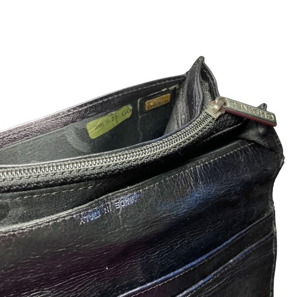 Authentic CHANEL Cambon Black Quilted Lambskin Leather & Black CC Long Wallet - Picture 14 of 16